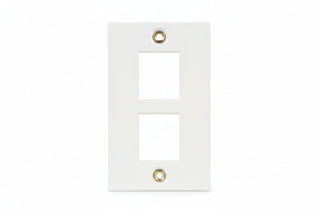 ICC IC107DI3WH Decorator Insert for Keystone Jacks, 3-Port Wall Plate Module, Decora Style, White