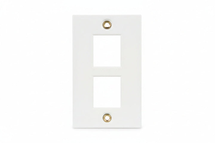 ICC IC107DI3WH Decorator Insert for Keystone Jacks, 3-Port Wall Plate Module, Decora Style, White