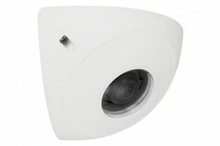Hanwha TNV-8011C T Series 5MP Anti-Ligature Corner-Mount Camera, 2.3mm Fixed Lens, White