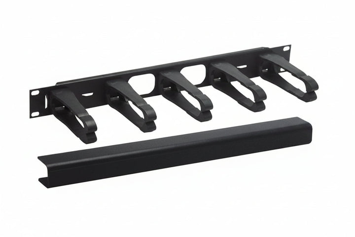ICC ICCMSCMA51 Plastic Interbay Vertical Ring Panel with Cover, 1U RMS