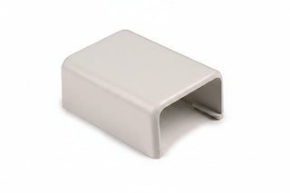 HellermannTyton TSR1FW-36 3/4-Inch 2-Piece Cable Raceway End Cap, PVC, Office White, 10-Pack