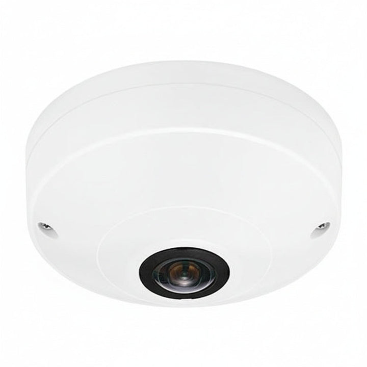 Hanwha QNF-8010 Q-Series 6MP Fisheye Camera, 1.14mm Fixed Lens, White