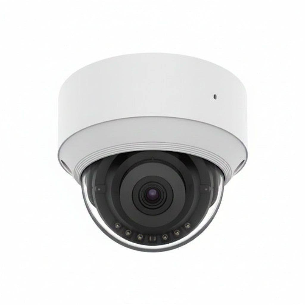Hanwha QND-C8013R 5MP AI Indoor Dome IR Camera with Built-In Mic, 3mm Fixed Lens