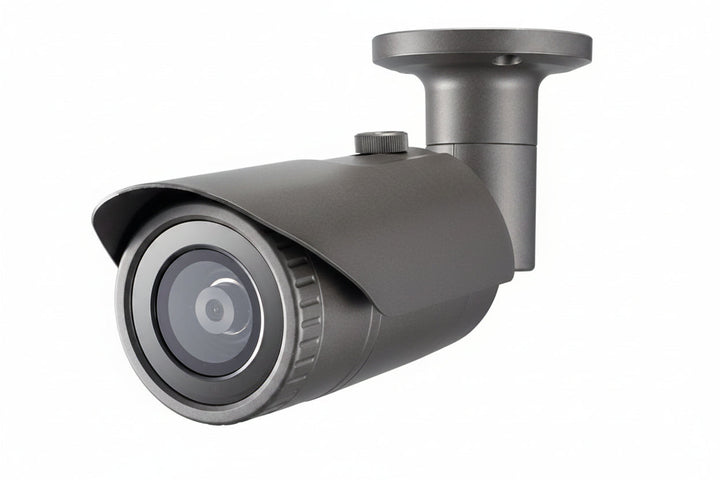 Hanwha QNO-8010R Q-Series 5MP IR Bullet Camera, 2.8mm Fixed Lens, Dark Gray