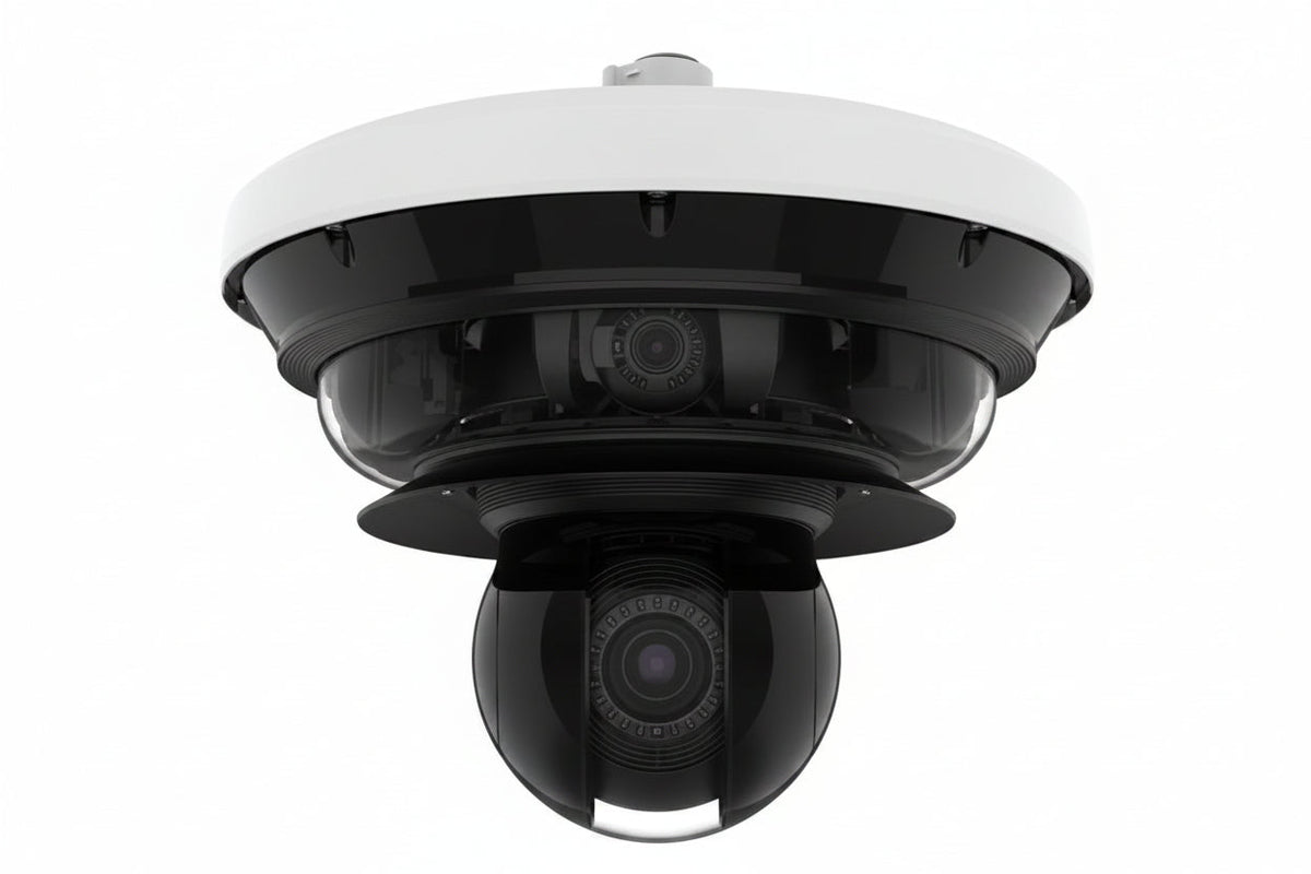 Hanwha PNM-C34404RQPZ 2MP 4-Channel Outdoor IP Dome Camera with 3.3-5.7mm Lens