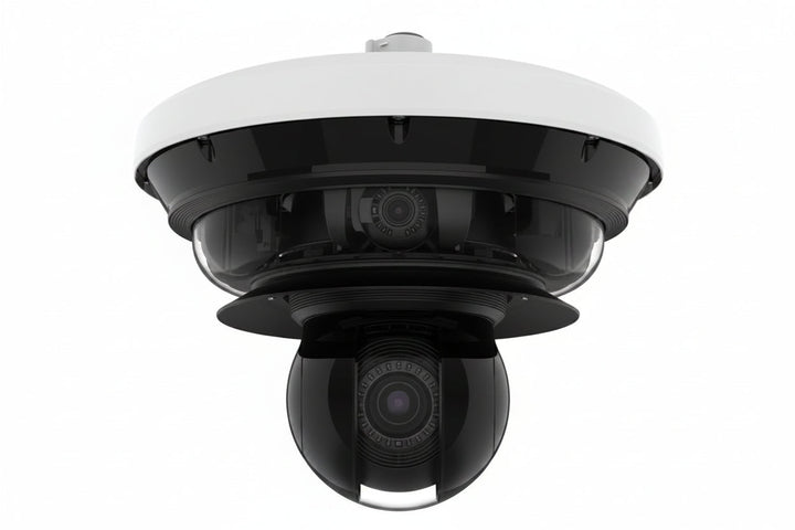 Hanwha PNM-C34404RQPZ 2MP 4-Channel Outdoor IP Dome Camera with 3.3-5.7mm Lens