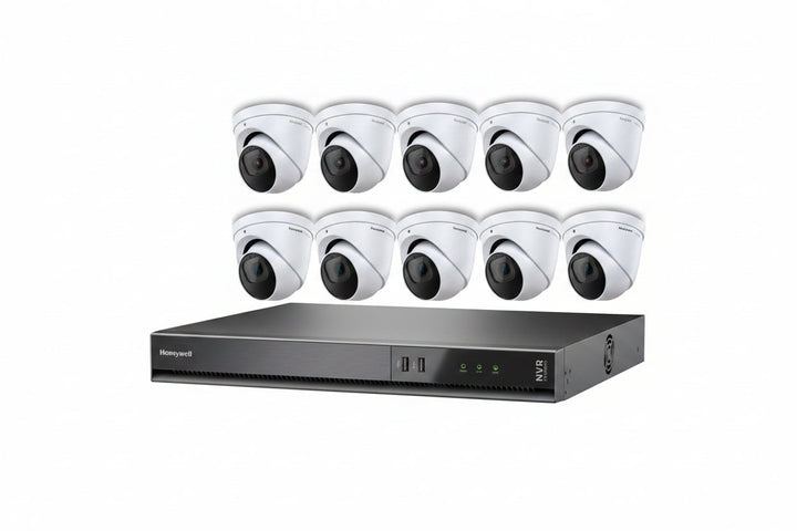 Honeywell HN35080202E65PK 35 Series Video Surveillance Kit with (6) 5MP Day-Night Ball Cameras and (1) 8-Channel NVR