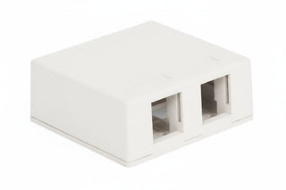 ICC IC107SB2WH Surface Mount Box, Ports, White