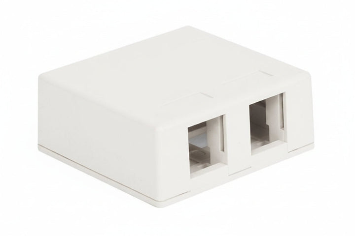 ICC IC107SB2WH Surface Mount Box, Ports, White