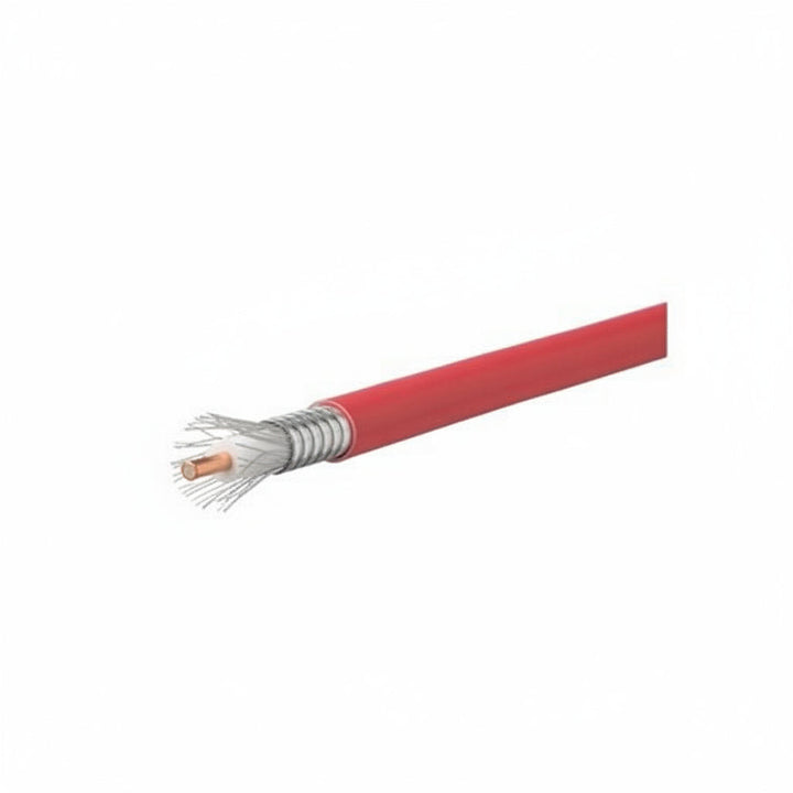 Honeywell BDA BDA-AP6012J50RD-1 Trilogy AirCell 1/2" Plenum Fire Cable with Metal Raceway, CMP, NFPA-262, UL-444, CSA, FT6, 1' (0.304m), Metal Raceway, Reel, Red