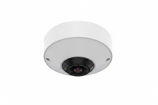 Hanwha QNF-C9010 12MP AI Fisheye IP Camera, 7.3W PoE, 1.76mm Fixed Focal Lens