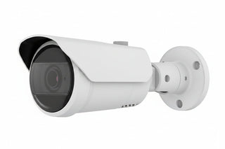 Hanwha QNO-C9083R Q-Series 4K AI IR Bullet Camera 3-10mm Varifocal Lens, White