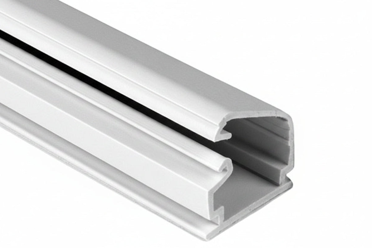 HellermannTyton TSR3W-6A 1.75-Inch One-Piece Surface Raceway, 6-Foot Lengths, PVC, White