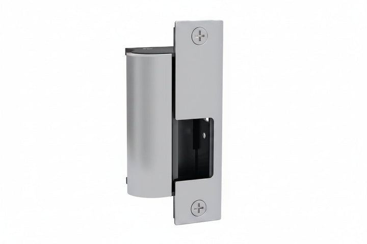 HES 1006CLB-F-12/24D-630 1006 Series Complete Electric Strike, Fail Safe, Includes Faceplates (J, K, KD, KM), Satin Stainless Steel