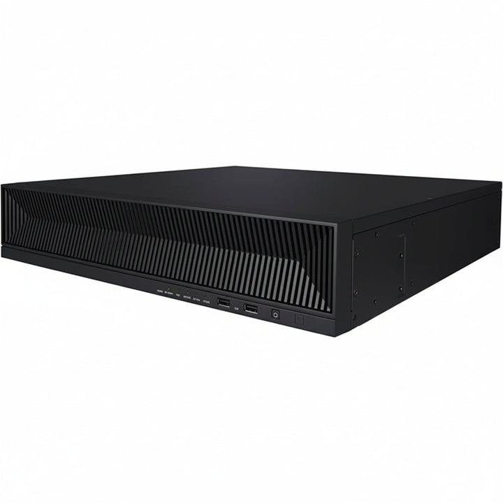 Hanwha XRN-1620SB1 X-Series 4K 16-Channel H.265 PoE+ NVR with AI Search, 140Mbps, 8TB HDD, Black