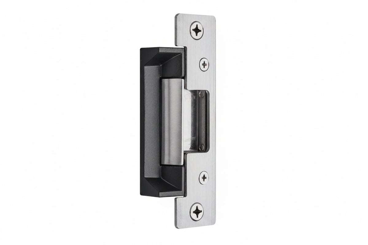 HES 5300C-630-LBM 5300 Series Universal Electric Strike, Includes 501 and 501A Faceplates, Latchbolt Monitor, Stainless Steel