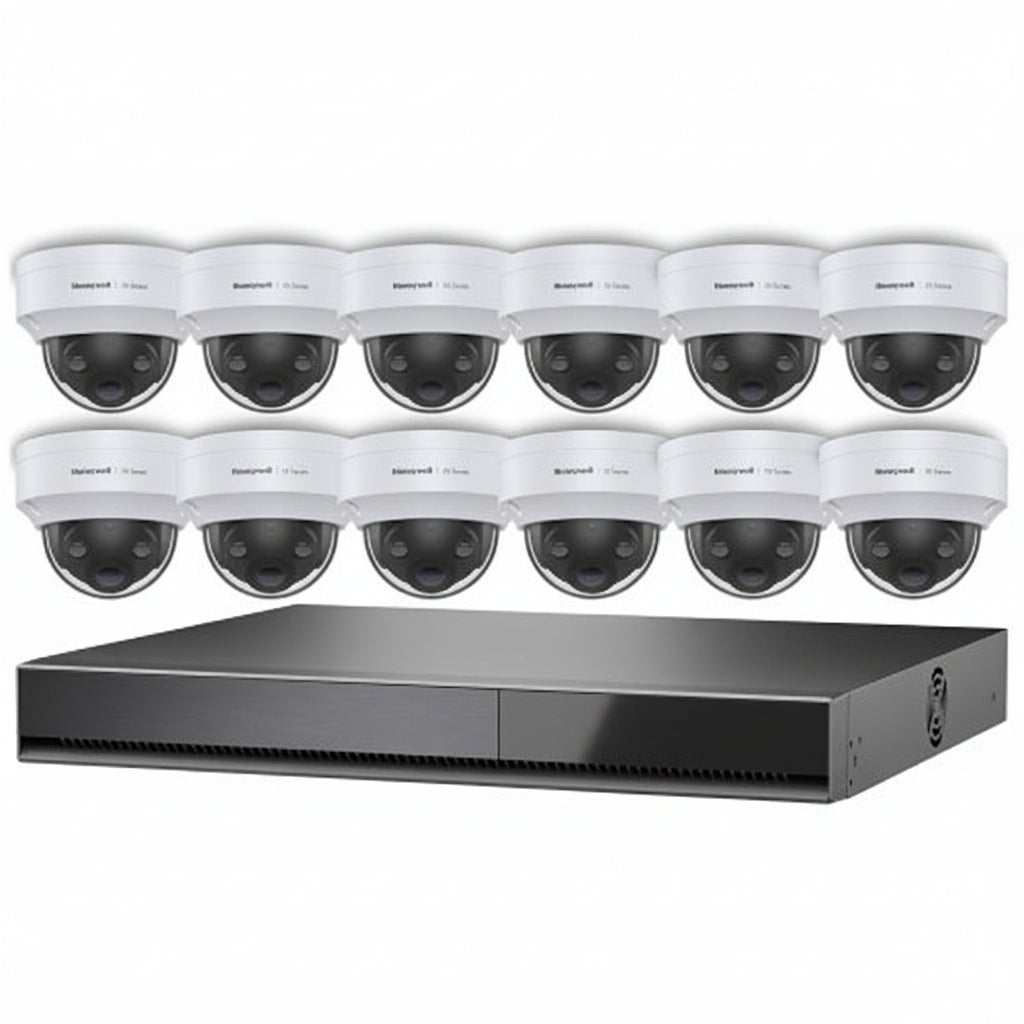 Honeywell HN35160204D125PK 35 Series Video Surveillance Kit with(12) 5MP Day-Night Dome Cameras and (1) 16-Channel NVR