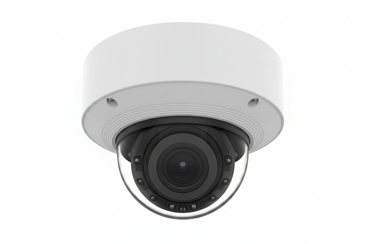 Hanwha XND-A9084RV 8MP WN9 AI Indoor Dome IP Camera, 131.2' (40m) IR Range, 2.1x Zoom Ratio, 4.4-9.3mm Motorized Varifocal Lens