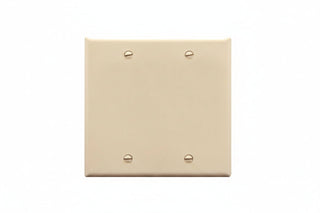 ICC IC630EBDAL Faceplate Blank with Double Gang, Almond