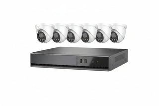 Honeywell HKCNV080102CE5R306 Color Night Vision Video Surveillance Kit, Includes 8-Channel CNV NVR 2TB, and (6) 5MP Ball Cameras