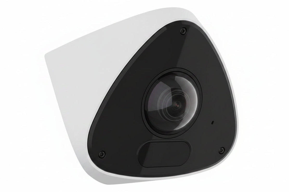 Hanwha TNV-C7013RC 3MP AI Corner Mount Camera 2.39mm Fixed Lens, White