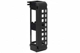 ICC IC107BP8VB Blank Wall Mount Patch Panel with Ports and Zero-U for EZ and HD Style