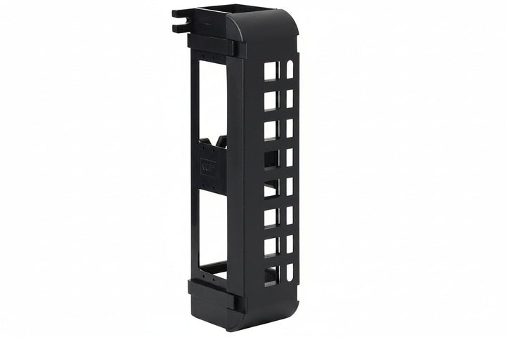 ICC IC107BP8VB Blank Wall Mount Patch Panel with Ports and Zero-U for EZ and HD Style