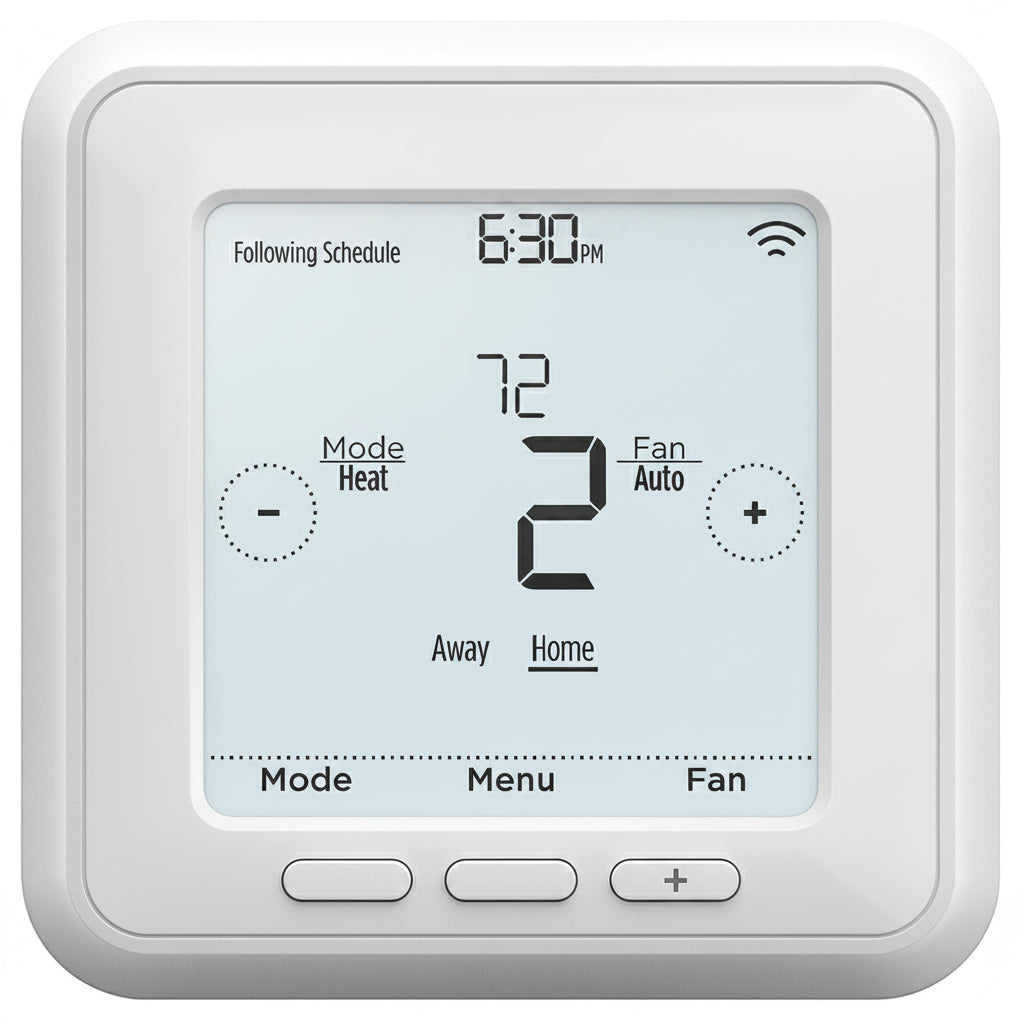 Honeywell Home TH6320ZW2007/U Z-Wave T6 Pro Programmable Thermostat with SmartStart, Low Voltage, UWP Mount, White