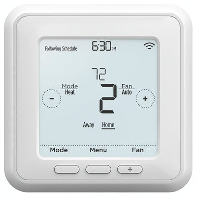 Honeywell Home TH6320ZW2007/U Z-Wave T6 Pro Programmable Thermostat with SmartStart, Low Voltage, UWP Mount, White
