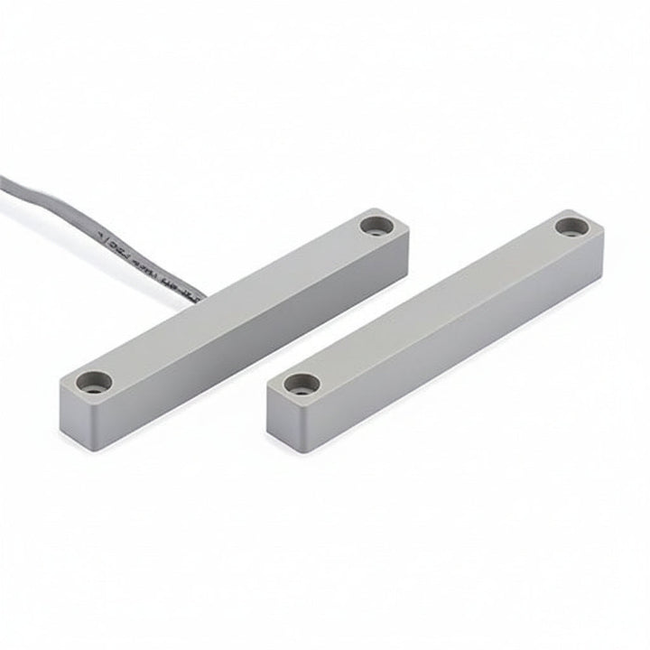 Honeywell Home 7945GY XTP Surface Mount Magnetic Contact with 6' Leads and Surge Protection, 2-1/2" Wide Gap, Gray
