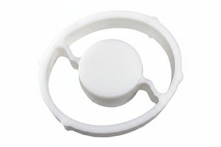 GRI GR1840 Magnet, Oval Door Channel with (2) #5942 Magnets Epoxied, White GR1840 | GI-GR1840