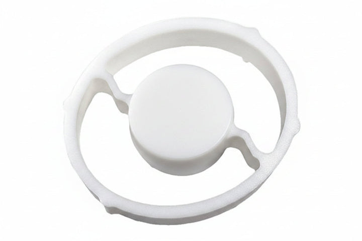 GRI GR1840 Magnet, Oval Door Channel with (2) #5942 Magnets Epoxied, White GR1840 | GI-GR1840