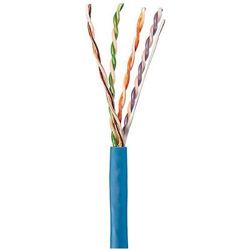 30237-8-WH2 Cat6 XS UTP Plenum Cable, 24 AWG 4-Pair Solid Bare Copper, CMP/FT6, 1000 ft Reelex Box, White