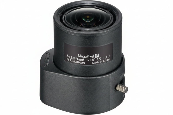 Hanwha SLA-M2890DN 3MP 1/2.8" CS-Mount Auto-Iris Lens, 2.8-9mm Varifocal Lens