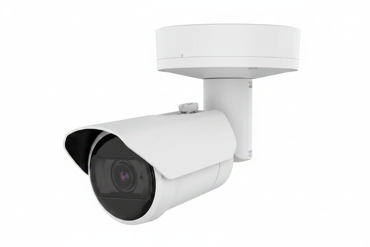 Hanwha XNO-A8084R 5MP WN9 AI IR Outdoor Vandal Bullet IP Camera, 2.8x Zoom, 3.3-9.3mm Motorized Varifocal Lens
