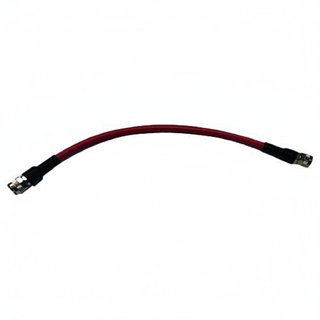 Honeywell BDA BDA-NM-RN4P-10-NM Coaxial Male to Male Plenum Cable Jumper, PTFE, UL Listed, 37" (93.98 cm), Red