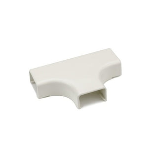 HellermannTyton TSR1FW-21-1 3/4-Inch Cable Raceway Tee Cover, 1-Inch Minimum Bend Radius, Office White
