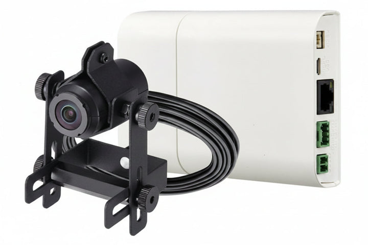 Hanwha XNB-H6240A X-Series 2MP Network ATM Camera Kit with 1.5m Cable, 2.4mm Fixed Lens, Ivory