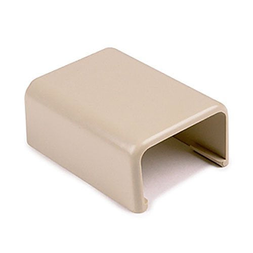 HellermannTyton TSR1I-14 3/4-Inch 2-Piece Cable Raceway Splice Cover, PVC, Ivory
