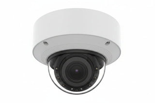Hanwha XNV-A8084R5MP WN9 AI Outdoor Vandal Dome IP Camera, 131.2' (40m) IR Range, 2.8x Zoom Ratio, 3.3-9.3mm Motorized Varifocal Lens