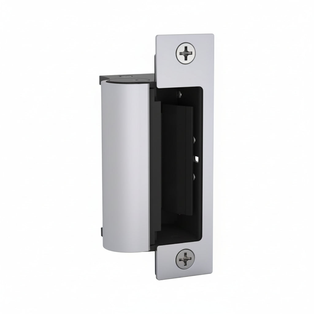 HES 1006-12/24D-630-LBM 1006 Series Universal Electric Strike Body with Latchbolt Monitor, 12/24VDC, Fail Secure, Satin Stainless Steel