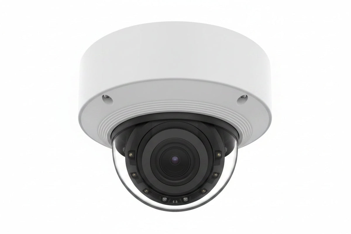 Hanwha XND-A8084RV 5MP AI IR Dome IP Camera, 2.8x Zoom Ratio, 3.3-9.3mm Motorized Varifocal Lens