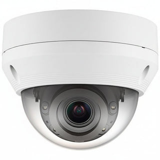 Hanwha QNV-7082R Q-Series 4MP IR Vandal IP Dome Camera, 3.2-10mm, White