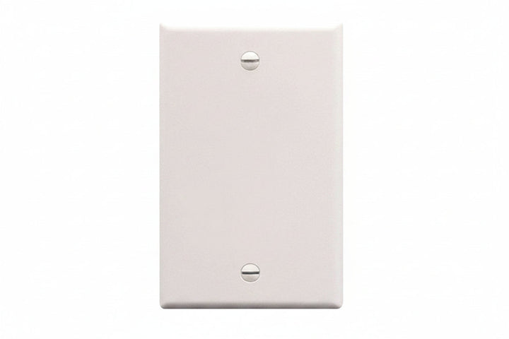 ICC IC630EB0WH Single-Gang Blank Faceplate, White