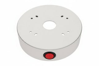 Hanwha SBF-100B1 Back Box for Select SNF, PNF, XNF and QNE Fisheye and Flateye Cameras, Ivory