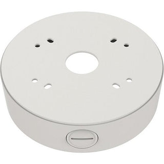 Hanwha SBF-100B1 Back Box for Select SNF, PNF, XNF and QNE Fisheye and Flateye Cameras, Ivory