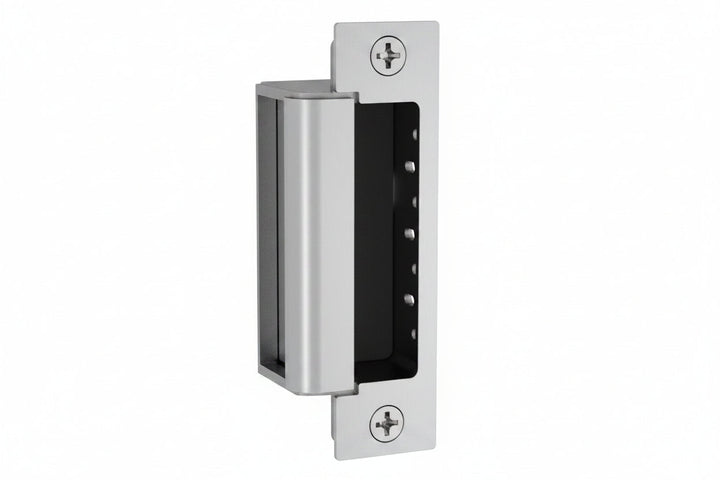 HES 1600-CS-630 1600 Series Electric Strike with 1LB and 1DB Faceplate Kits, Satin Stainless Steel