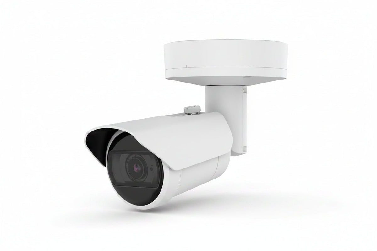 Hanwha XNO-A9084R 8MP AI IR Bullet IP Camera, 2.1x Zoom, 4.4-9.3mm Motorized Varifocal Lens