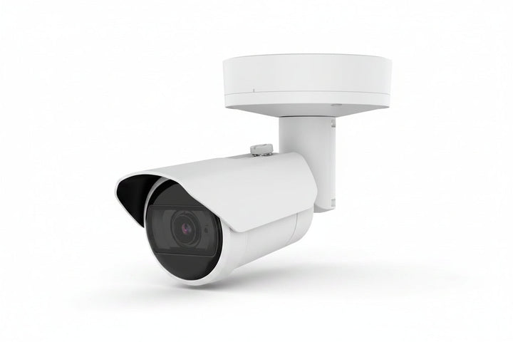 Hanwha XNO-A9084R 8MP AI IR Bullet IP Camera, 2.1x Zoom, 4.4-9.3mm Motorized Varifocal Lens