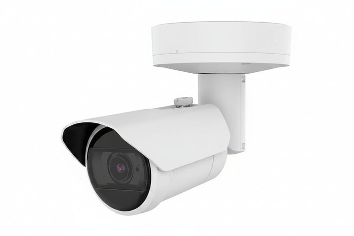 Hanwha XNO-A8084R 5MP WN9 AI IR Outdoor Vandal Bullet IP Camera, 2.8x Zoom, 3.3-9.3mm Motorized Varifocal Lens